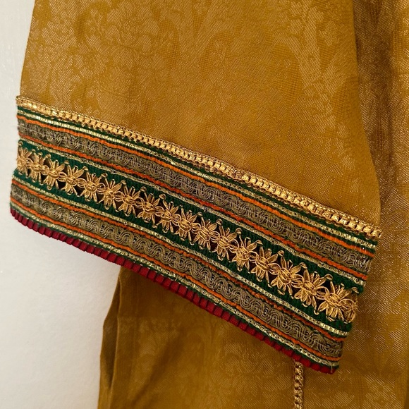 J. Pret Yellow Kurti (Size XS) - Picture 3 of 4